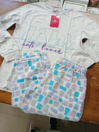 Set 2 pigiami cotone ragazza 15/16 anni