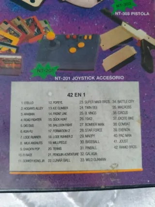 JUEGO GAMIX ORIGINAL 42en1 NTDEC NINTENDO FAMICON