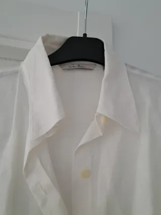 Camisa Zara Blanca Talla L