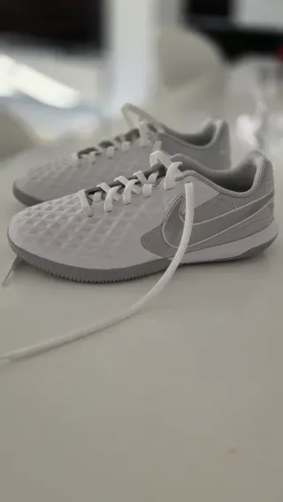 Zapatillas Nike Fútbol Sala Blancas/Grises