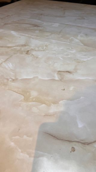 Mesa plegable vintage fórmica cromada