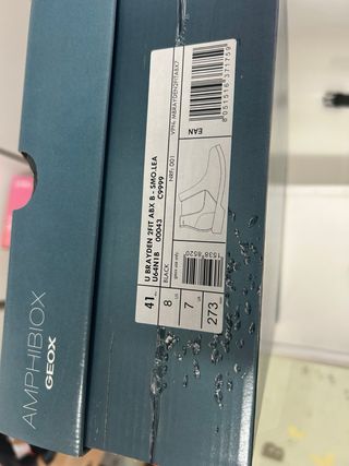 Botines Geox negros impermeables talla 41