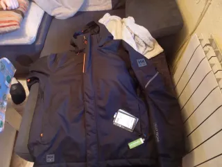 Chaqueta Helly Hansen XL Negra Naranja Sin Estrena