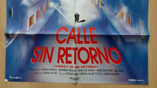 Cartel original Calle sin retorno (1989)