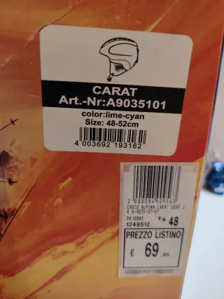 Casco sci Alpina bambino con occhiali Alpina