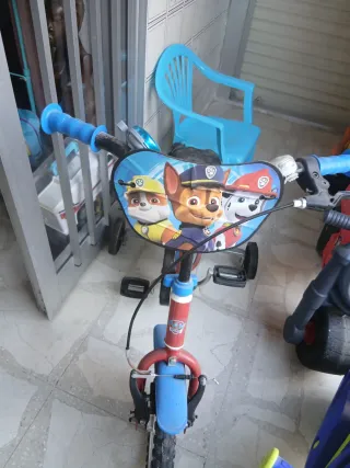 Bicicleta infantil Paw Patrol