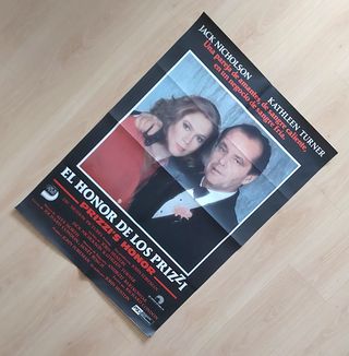 Cartel Original El Honor de los Prizzi (1985)