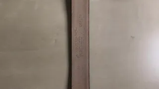 Cinturón Ingegno Italia Cuero Negro