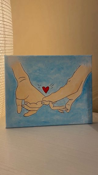 Disegno mani che si stringono