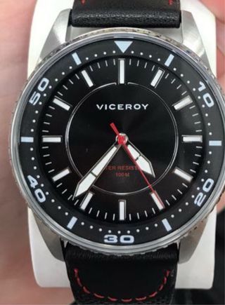 Reloj Viceroy Negro y Pulsera Azul
