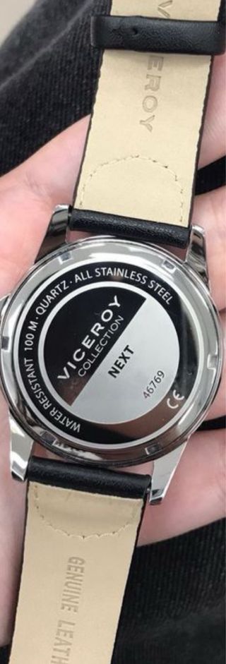 Reloj Viceroy Negro y Pulsera Azul