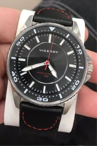 Reloj Viceroy Negro y Pulsera Azul