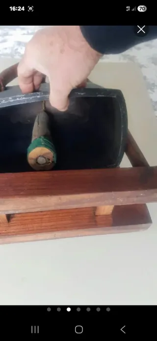 Campana tailandese da tempio in metallo