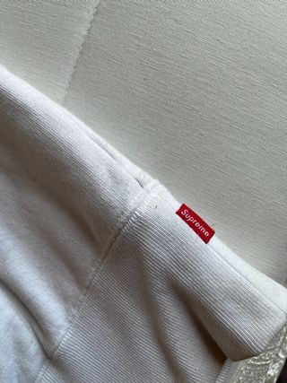Sudadera Supreme Blanca Talla M