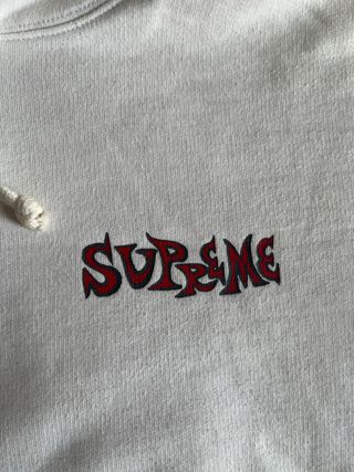 Sudadera Supreme Blanca Talla M