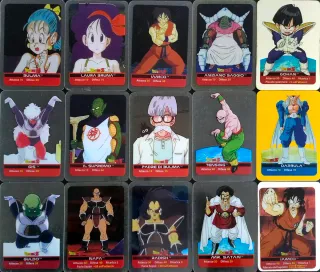 Lote 15 Cartas Dragon Ball Z Lamincards