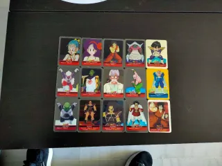 Lote 15 Cartas Dragon Ball Z Lamincards