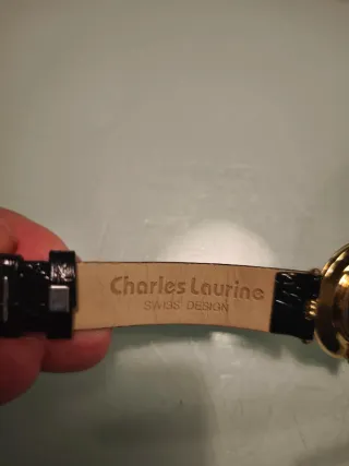 Reloj Charles Laurin Chapado Oro 18K