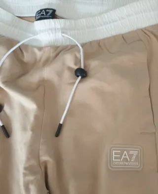 Chándal EA7 Beige