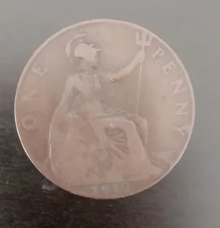 Moneda One Penny 1912