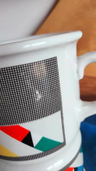 2 tazze Arlecchino Cipa Italy vintage