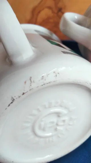 2 tazze Arlecchino Cipa Italy vintage