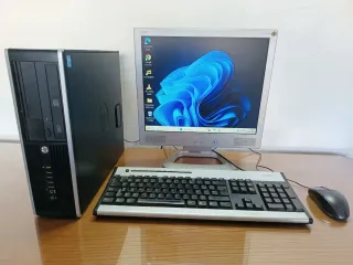 PC completo. HP Compaq elite 8300 MT, Windows 11.
