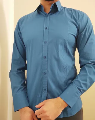 Camicia uomo Gaudí blu