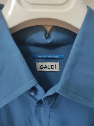 Camicia uomo Gaudí blu