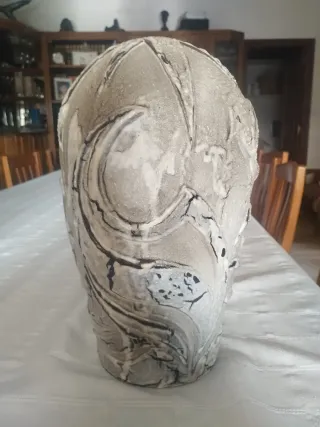 Jarrón decorativo raro figuras de mar