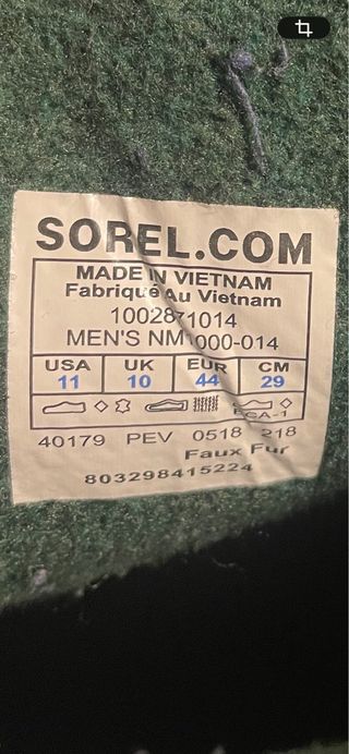 Botas Nieve Sorel Caribou Talla 44 Muy buen estado
