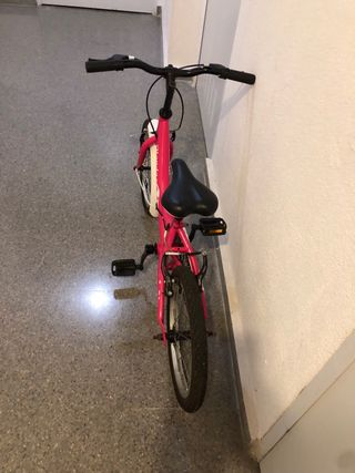 Bicicleta infantil niña rosa