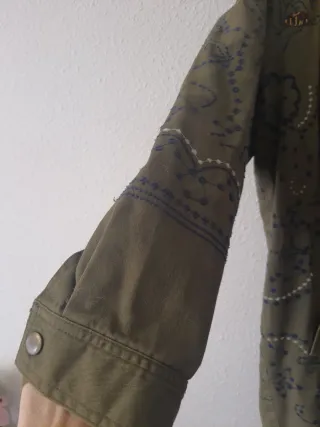 Parka Desigual verde militar