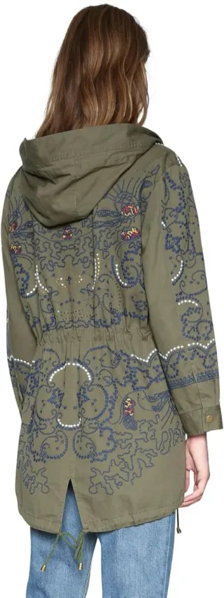 Parka Desigual verde militar