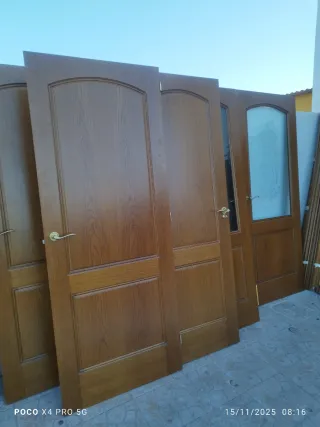 Puertas de paso madera