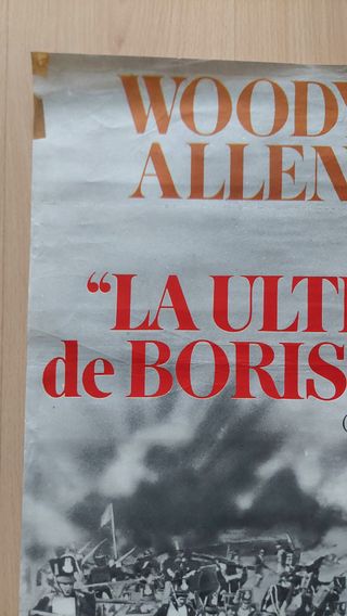 Cartel original La última noche de Boris Grushenko