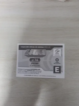 Cromo Pedri Panini LaLiga Este 2021-22