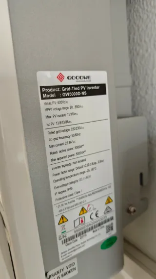 Inversor Solar GoodWe GW5000D-NS 5 kW