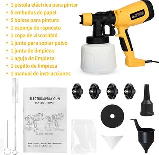 NUEVA Pistola Pintura HVLP 700W 1200ml/min