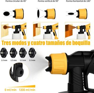 NUEVA Pistola Pintura HVLP 700W 1200ml/min