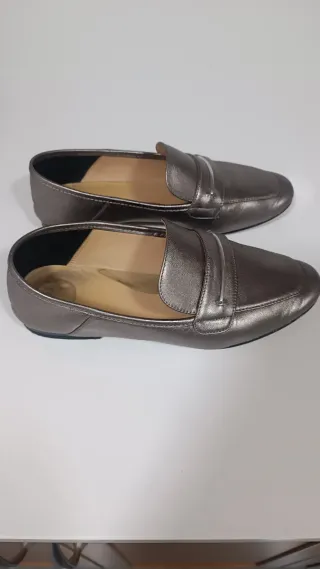 Zapatos planos Zendra plateados