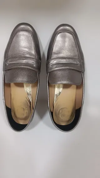 Zapatos planos Zendra plateados