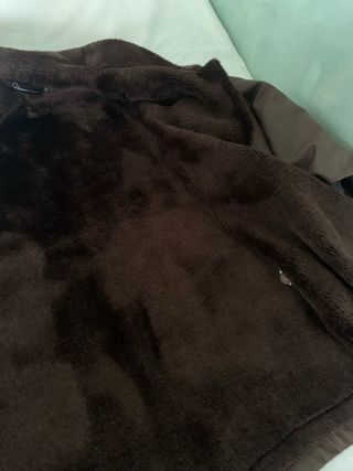 Giaccone donna oversize imbottito marrone L