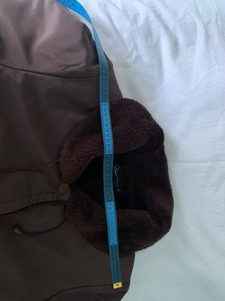 Giaccone donna oversize imbottito marrone L