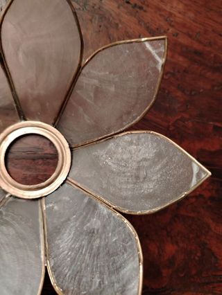 Coppia paralumi madreperla