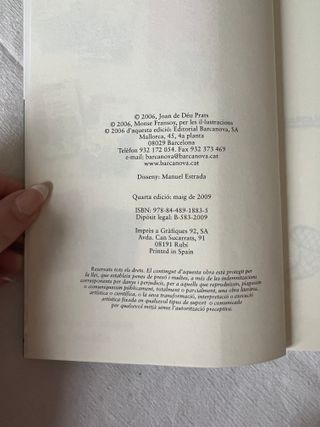 Libro infantil en catalán El nàufrag de l’espai