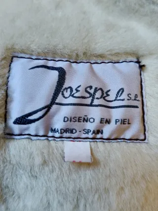 Abrigo de piel auténtico peletería