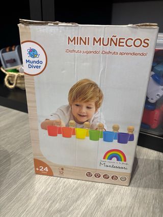 Mini muñecos de madera Mundo Diver