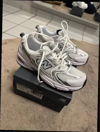 New Balance 530 Plata Blanco Marino