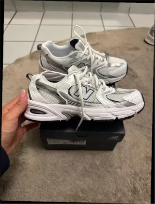 New Balance 530 Plata Blanco Marino